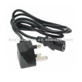 5M PC Power cable For Printer Monitor 3 Pin UK